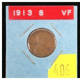 1913-S Lincoln cent
