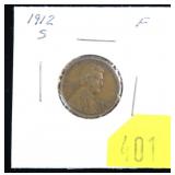 1912-S Lincoln cent