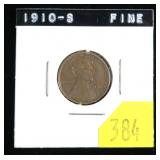 1910-S Lincoln cent