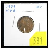1909 VDB Lincoln cent