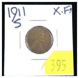1911-S Lincoln cent