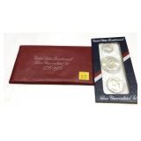 1976 3-piece Bicentennial 40% silver set, Unc.