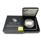2014 Baseball commemorative silver dollar, Unc.