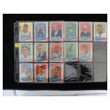 Lot, 14 Fleer 1961 baseball greats: Ruth; Huggins;