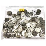 x120 Dimes, 90% silver, -x90 dimes, Sold by the