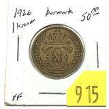 1926 Denmark 1 krone