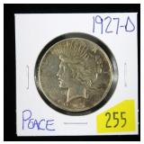 1927-D Peace dollar