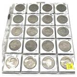 x56- Complete set of Eisenhower dollars with
