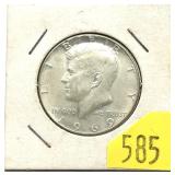 1969-D Kennedy half dollar