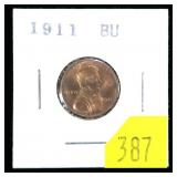 1911 Lincoln cent