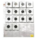 Lot, Canadian nickels, 1980