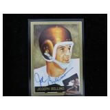 Joe Bellino signed card #26, Downtown Athletic