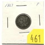 1867 3-cent nickel