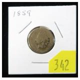 1859 Indian Head cent