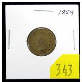 1859 Indian Head cent