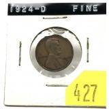 1924-D Lincoln cent