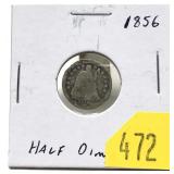 1856 half dime