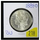 1884-O Morgan dollar, BU