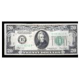 $20 Federal Reserve note series of 1934C
