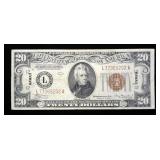 $20 Federal Reserve note, Hawaii series of 1934A,