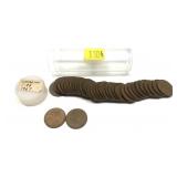 Lot, Canadian cents, 35 pcs.