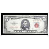 $5 red seal "star note" series of 1953