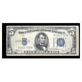 $5 silver certificate series of 1934C