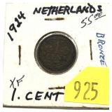 1914 Netherlands 1-cent