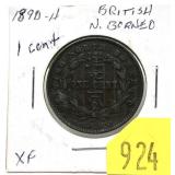 1890 British 1-cent