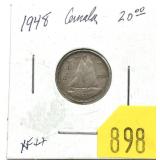 1948 Canadian 10-cents