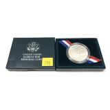 1991 Korean War commemorative silver dollar,
