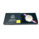 1991 Korean War commemorative silver dollar,