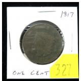 1817 U.S. large cent