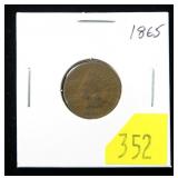 1865 Indian Head cent