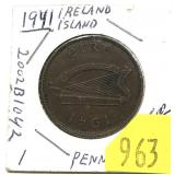 1941 Ireland penny