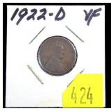 1922-D Lincoln cent
