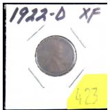 1922-D Lincoln cent