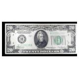 $20 Federal Reserve note series of 1934A