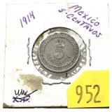 1914 Mexico 5-cents