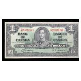 $1 Canadian bank note series of 1937