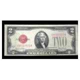 $2 red seal note series of 1928G