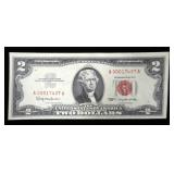 $2 red seal note series of 1963