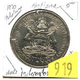 1970 Caribbean $4 coin