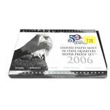 2006 silver quarter Proof set