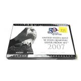 2007 silver quarter Proof set