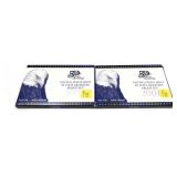 x2- 2001 Proof quarter sets, -2 sets, Sold by the