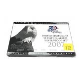 2007 silver quarter Proof set