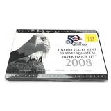 2008 silver quarter Proof set