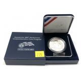 2007 Jamestown commemorative Proof silver dollar