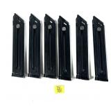 x6- Ruger .22 LR. 10 Rd. Magazines -x6 mags -